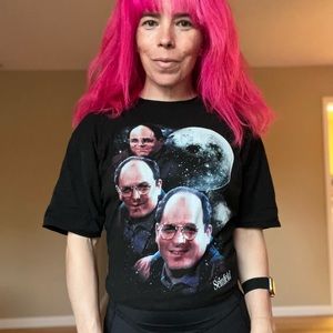 Vintage Seinfeld George Costanza in space T-Shirt Licensed large